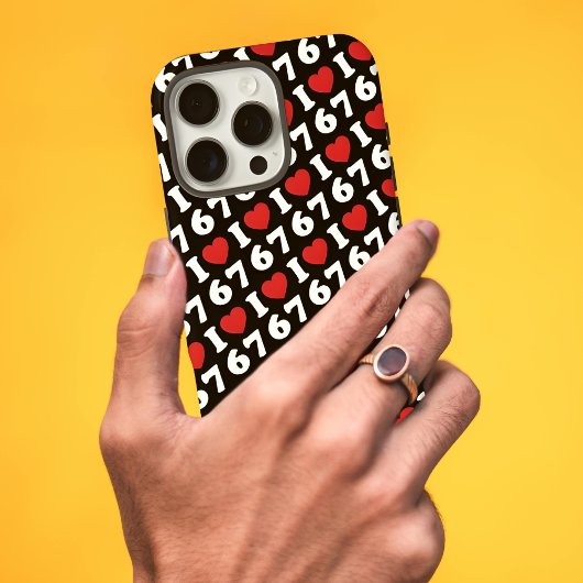 67 Funny Meme I Love Six Seven 67th Birthday Case-Mate iPhone Case