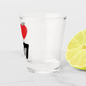 67 Funny Meme I Love Six Seven 67th Birthday Shot Glas (Rechts)