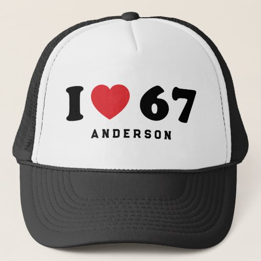 67 Funny Meme I Love Six Seven 67th Birthday Trucker Pet (Voorkant)