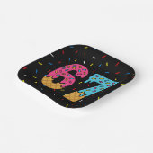 67 Funny Meme Ice Cream Six Seven Gen Alpha Papieren Bordje (Gebogen)