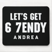 67 Funny Meme Let's get Six Seven Sendy 6 7endy Muismat (Voorkant)