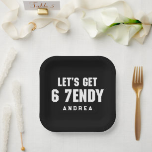 67 Funny Meme Let's get Six Seven Sendy 6 7endy Papieren Bordje