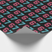 67 Funny Meme Six Seven Gen Alpha Cadeaupapier (Hoek)