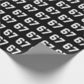 67 Funny Meme Six Seven Gen Alpha Cadeaupapier (Hoek)