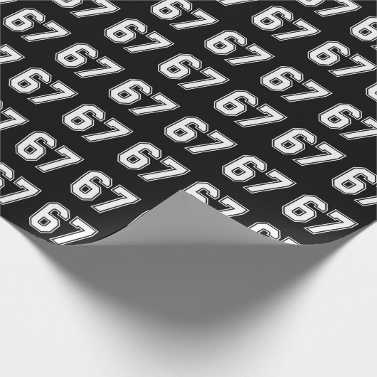 67 Funny Meme Six Seven Gen Alpha Cadeaupapier (Hoek)