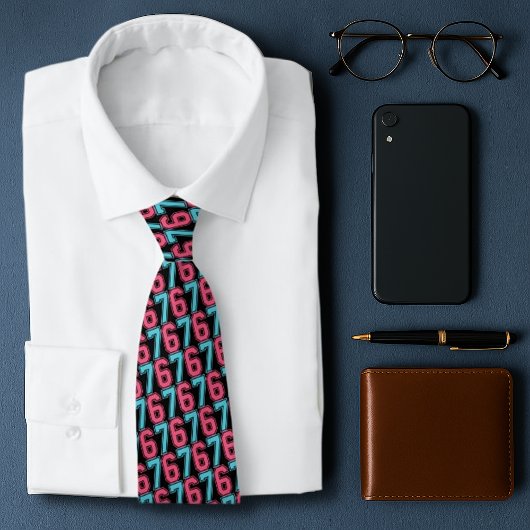 67 Funny Meme Six Seven Gen Alpha Stropdas