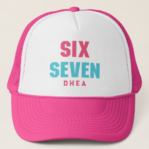 67 Funny Meme Six Seven Gen Alpha Trucker Pet