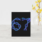 67 Funny Number Meme Dna Replication Molecular Bio Kaart (Gele Bloem)