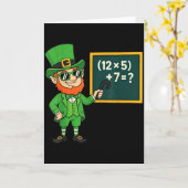 67 Funny St Patricks Day Math Teacher Meme Six Sev Kaart (Gele Bloem)