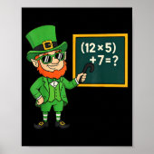 67 Funny St Patricks Day Math Teacher Meme Six Sev Poster (Voorkant)