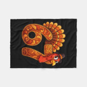 67 Funny Thanksgiving Turkey Meme Six Seven 6 7  Fleece Deken (Voorkant (Horizontaal))