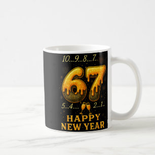 67 Gelukkig Nieuwjaar Zes Zeven Grappige Countdown Koffiemok