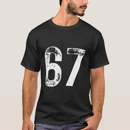 67 Gelukkige B-Day Py bedroefd T-shirt (Voorkant)