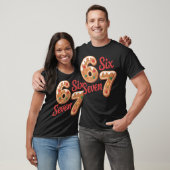 67 Gemberkoek Kerstmis Zes Zeven Meme T-shirt (Unisex)