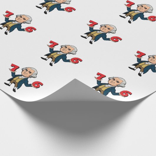 67 George Washington 7-6 Zes Zeven Meme 67 Cadeaupapier (Hoek)