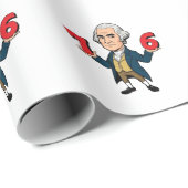67 George Washington 7-6 Zes Zeven Meme 67 Cadeaupapier (Rol Hoek)