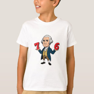 67 George Washington 7-6 Zes Zeven Meme 67 T-shirt