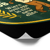 67 Golfclub Waar Gemiddeld Het Nieuwe Elite Is 6 7 Poster (Hoek)