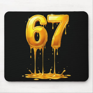 67 Gouden Drip Grappige Zes Zeven Meme Jongens Kin Muismat