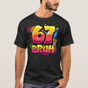 67 Graffiti T-Shirt Urbane Streetwear Grafische
