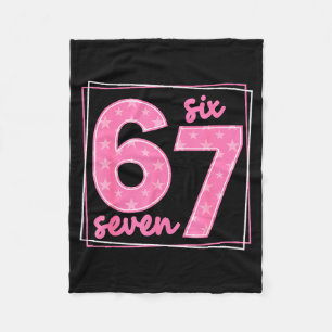 67 Grappig Nummer 67 Verjaardag Meme Fleece Deken