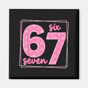 67 Grappig Nummer 67 Verjaardag Meme  Magneet