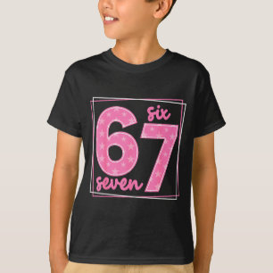 67 Grappig Nummer 67 Verjaardag Meme T-shirt