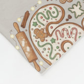67 Grappige 6 7 Zes Zeven Peperkoek Kerst Fleece Deken (Hoek)