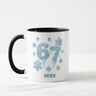 67 Grappige 6 7 Zes Zeven Persoonlijke Kerstmis Mok