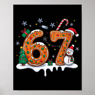 67 Grappige Gengerebrood Kerst Koekjes Mannen Vrou Poster