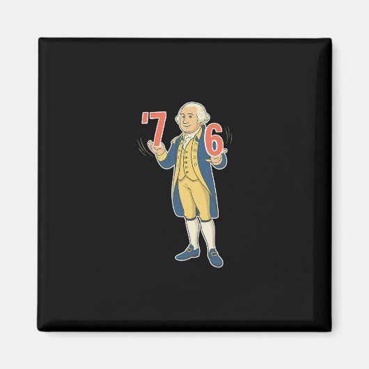 67 Grappige George Washington Meme Six Seven Gen A Magneet (Voorkant)