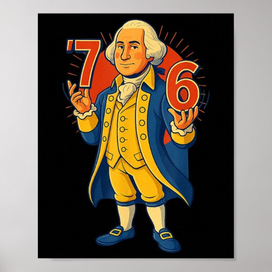 67 Grappige George Washington Meme Zes Zeven Gen A Poster (Voorkant)