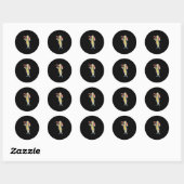 67 Grappige George Washington Meme Zes Zeven Gen A Ronde Sticker (Vel)