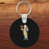67 Grappige George Washington Meme Zes Zeven Gen A Sleutelhanger (Voorkant)