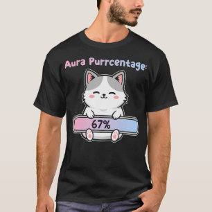 67 Grappige Kat Aura Energie Bij Zes Zeven Meme Ge T-shirt