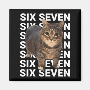 67 Grappige Kat Zes Zeven Meme Gen Z Alpha Humor A Magneet