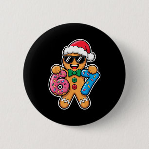 67 Grappige Kerst Jongens Kinderen Kerstmis Zes Ze Ronde Button 5,7 Cm