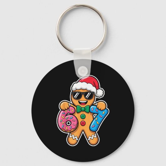 67 Grappige Kerst Jongens Kinderen Kerstmis Zes Ze Sleutelhanger (Voorkant)