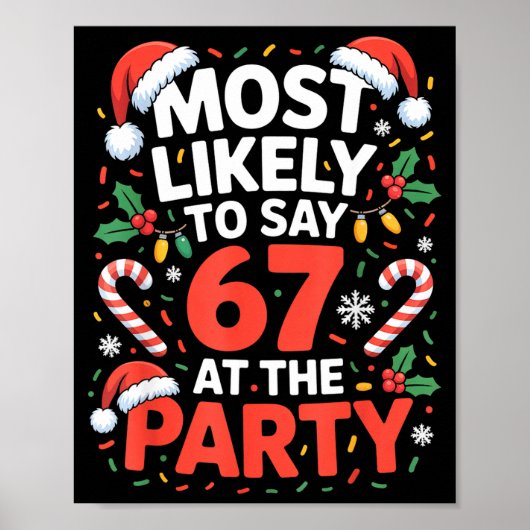 67 Grappige Kerstmeme die het meest waarschijnlijk Poster (Voorkant)