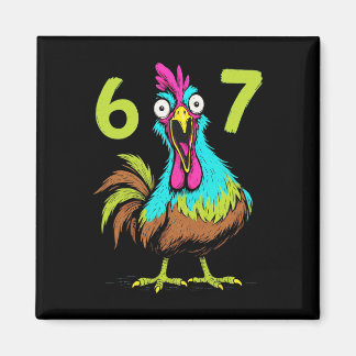 67 Grappige Kip Meme Zes Zeven Gamer Humor Cadeaus Magneet