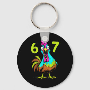 67 Grappige Kip Meme Zes Zeven Gamer Humor Cadeaus Sleutelhanger