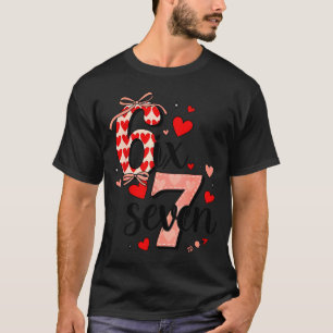 67 Grappige Liefdes Hartjes Zes Zeven Meme Valenti T-shirt