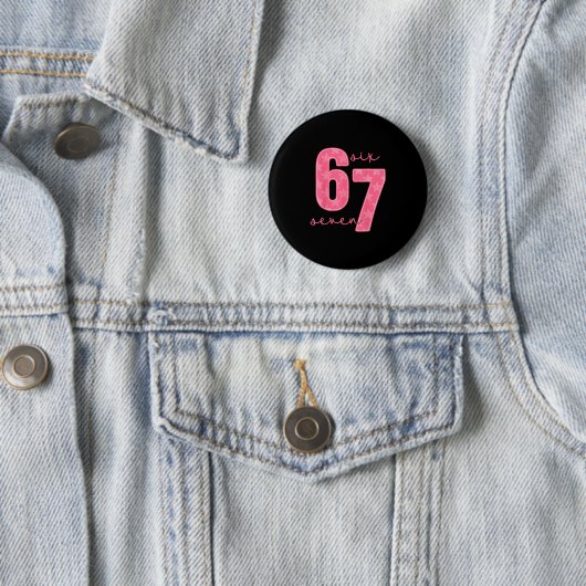 67 Grappige Meme 1 Ronde Button 5,7 Cm (In situ)