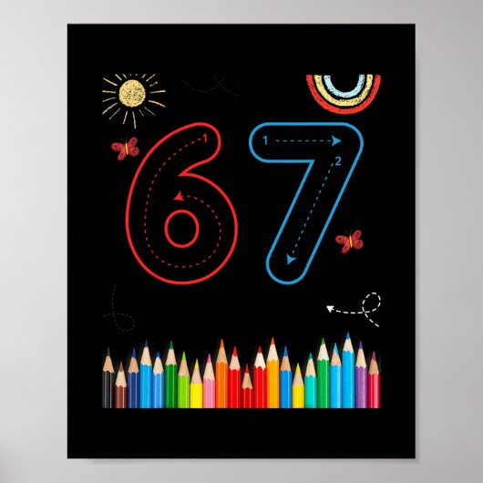67 Grappige Meme Basisschoolleraren traceren Poster (Voorkant)