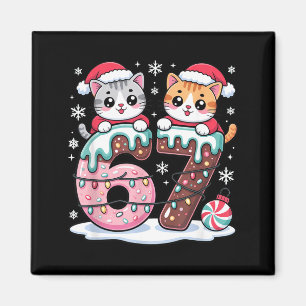 67 Grappige Meme Kawaii Katten Kerst Ijsje Drip Magneet