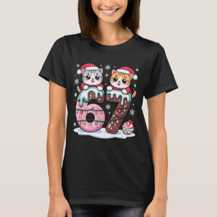 67 Grappige Meme Kawaii Katten Kerst Ijsje Drip T-shirt