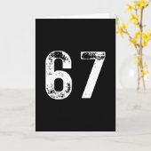 67 - Grappige Meme Pullover Hoodie  Kaart (Gele Bloem)