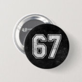 67 Grappige Meme Zes Zeven Gen Alpha Ronde Button 5,7 Cm (Voorkant /achterkant)