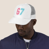 67 Grappige Meme Zes Zeven Gen Alpha Trucker Pet (In situ)