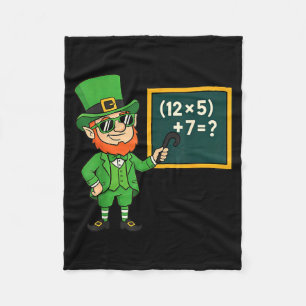 67 Grappige St. Patrick's Day Wiskunde Leraren Mem Fleece Deken